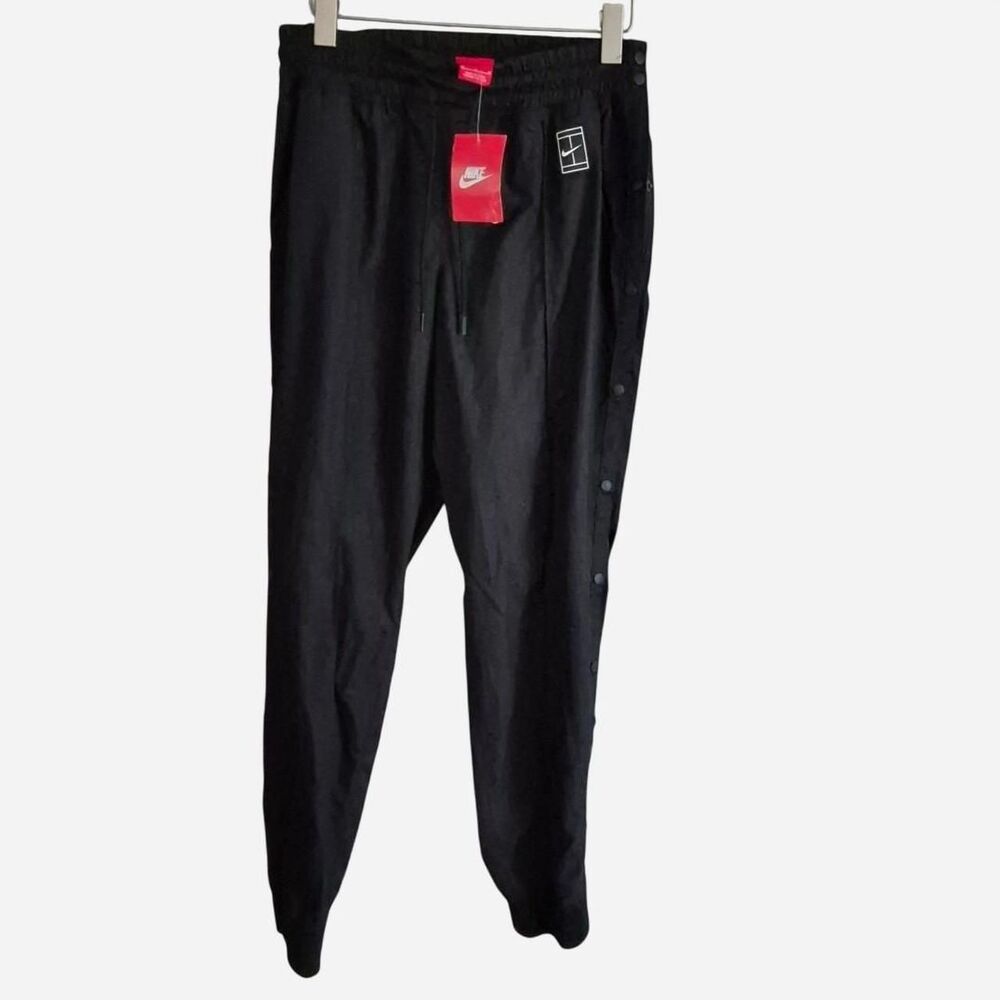 Nike Women's Black and Grey Joggers-tracksuits